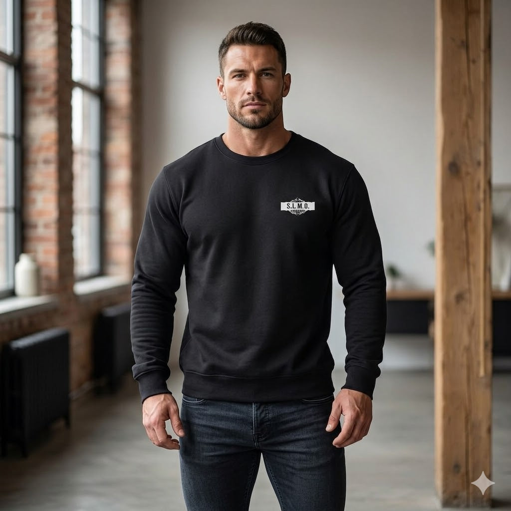 'S.L.M.O' EDITION, CREW NECK SWEATSHIRT PREMIUM, MEN'S