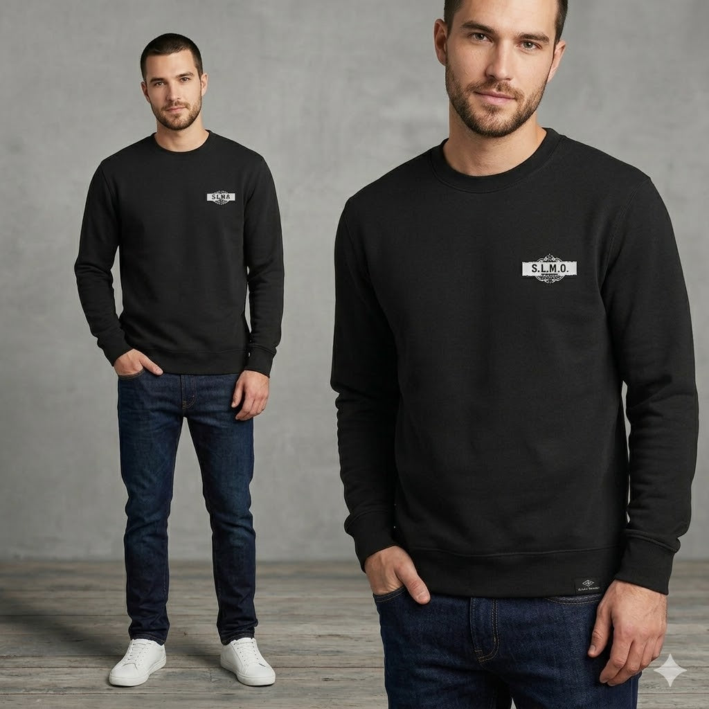 'S.L.M.O' EDITION, PREMIUM CREW NECK SWEATSHIRT, MEN'S